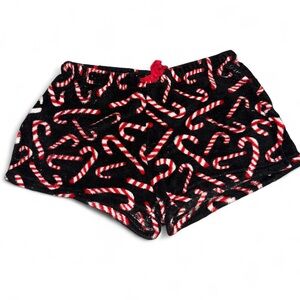 candy cane pj shorts - size S